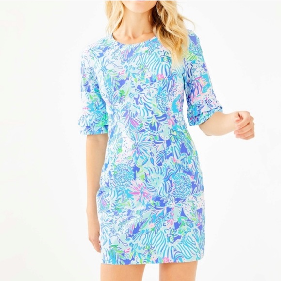 Lilly Pulitzer Fiesta Stretch Dress - Picture 1 of 6